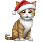 Santa Cat sticker