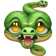 crying snake sticker