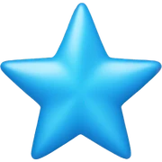 blue star sticker
