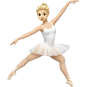 White woman Ballet dancer sticker