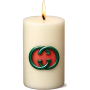 gucci logo candle sticker