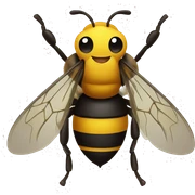 Bee sticker