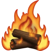 Fire sticker