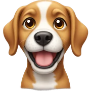 Cute dog sticker