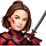 Daring Samurai sticker