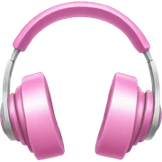 headphones with pink bows sticker