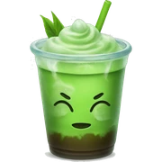 iced matcha sticker
