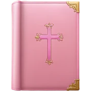 pink bible sticker