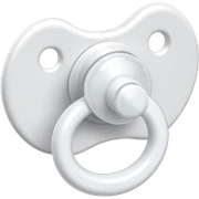 white pacifier sticker
