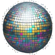 disco ball sticker