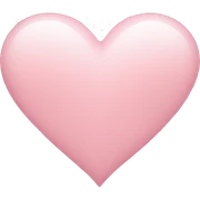 Light pink heart sticker