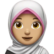 hello kitty wearing hijab sticker