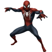 Black spiderman sticker