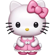 hello kitty pose sticker