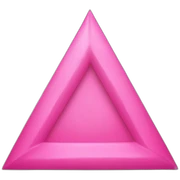 pink triangle sticker