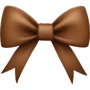 Bow brown  sticker