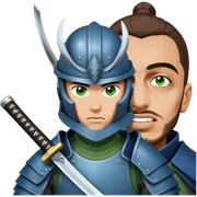 Samurai Defender sticker