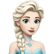 Elsa from frozen sticker