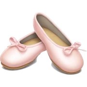 Pale pink ballet shoes sticker