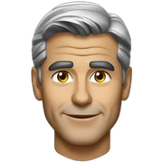 george clooney sticker