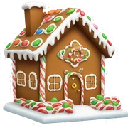 gingerbread house sticker