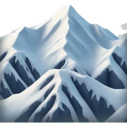 Snowy mountains  sticker
