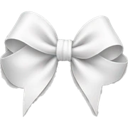 white bow sticker