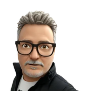bearded boy in glasses portrait sticker