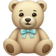Pastel teddy bear  sticker