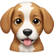 Cute puppy sticker