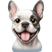 Merle Frenchie sticker