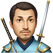 Elegant Samurai sticker