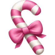 Pink candy cane  sticker