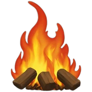 fire on fire sticker