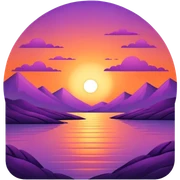 Sunset  sticker