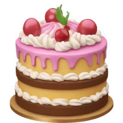 Cake sticker
