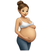 pregnant sticker