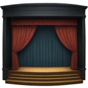 black box theatre stage sticker