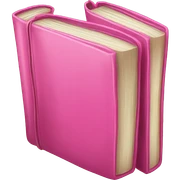 pink books sticker