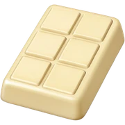 White chocolate emoji sticker