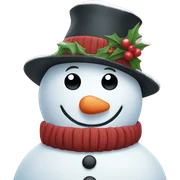 snowman sticker
