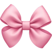 Pastel pink bow sticker