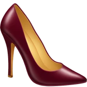Burgundy high heels ￼ sticker