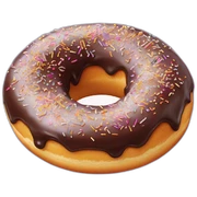 Donut sucré au sucre sticker