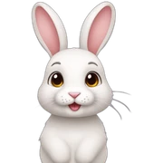 Cute rabbit  sticker