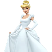 smiling girl in elegant attire sticker