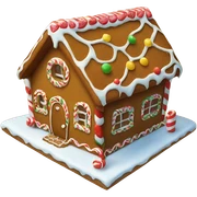 gingerbread house sticker