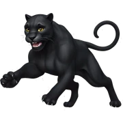 black panther  sticker
