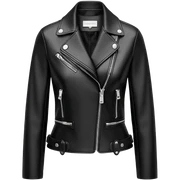 Realistic Dolce and Gabbana womens black leather jacket sticker