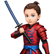 Daring Samurai sticker
